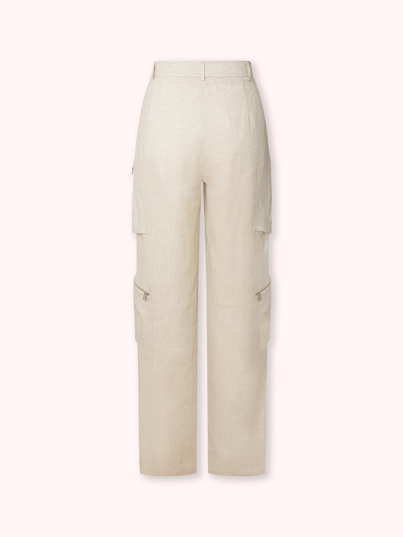 PANTALÓN DE LINO CARGO CRUDO