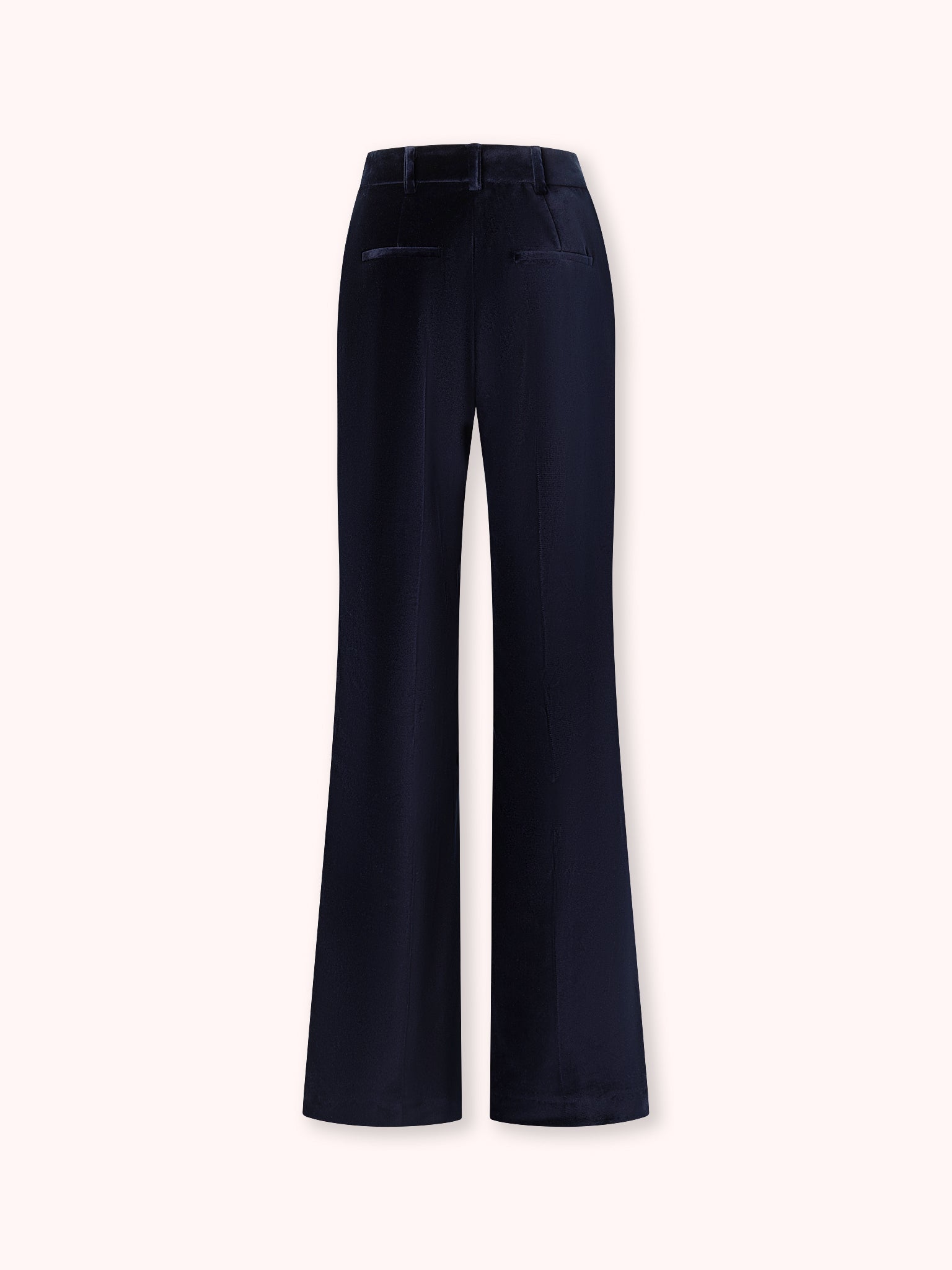 PANTALÓN FLARE DE TERCIOPELO NAVY