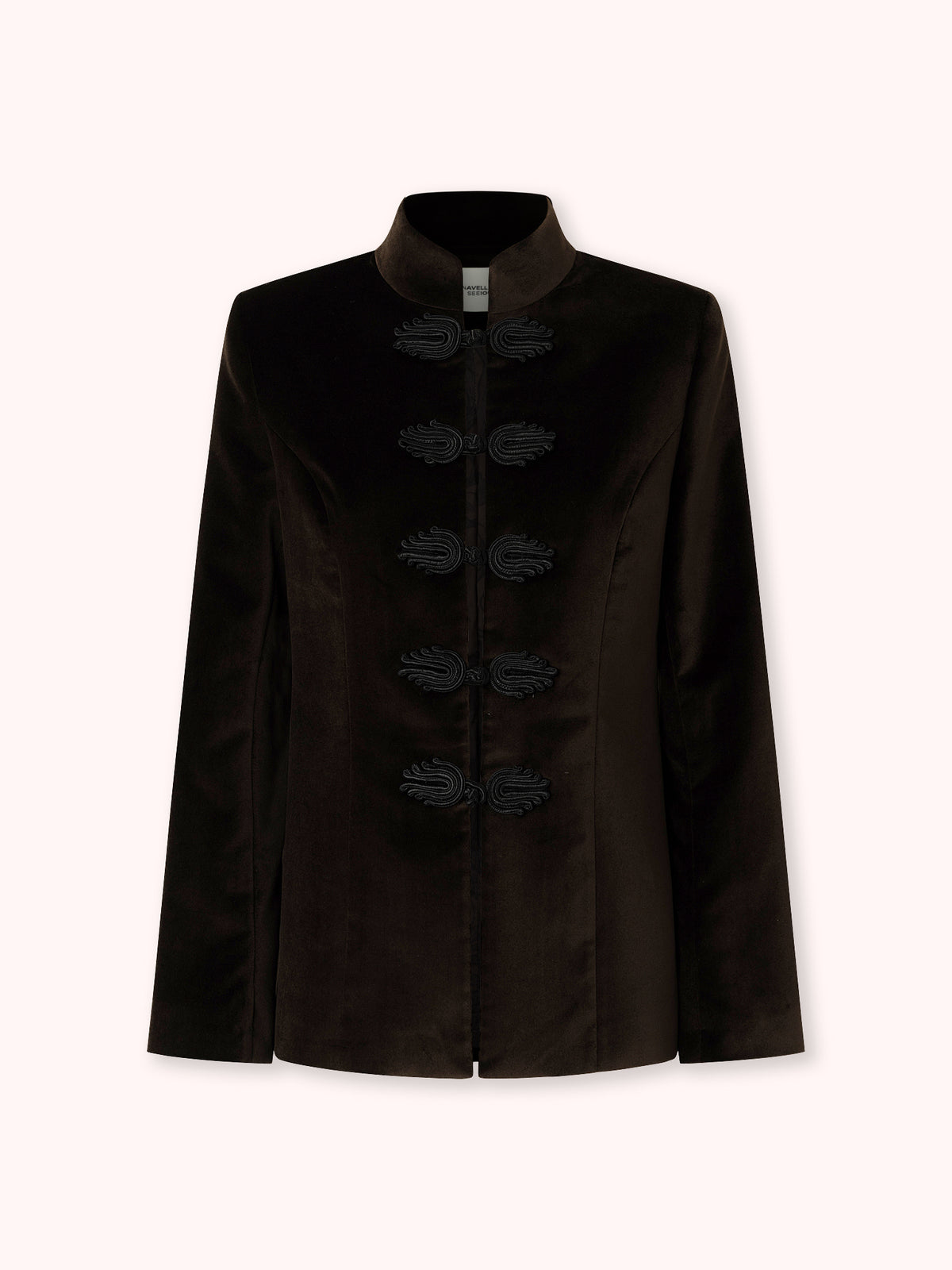 CHAQUETA PASAMANERÍA TERCIOPELO MARRÓN