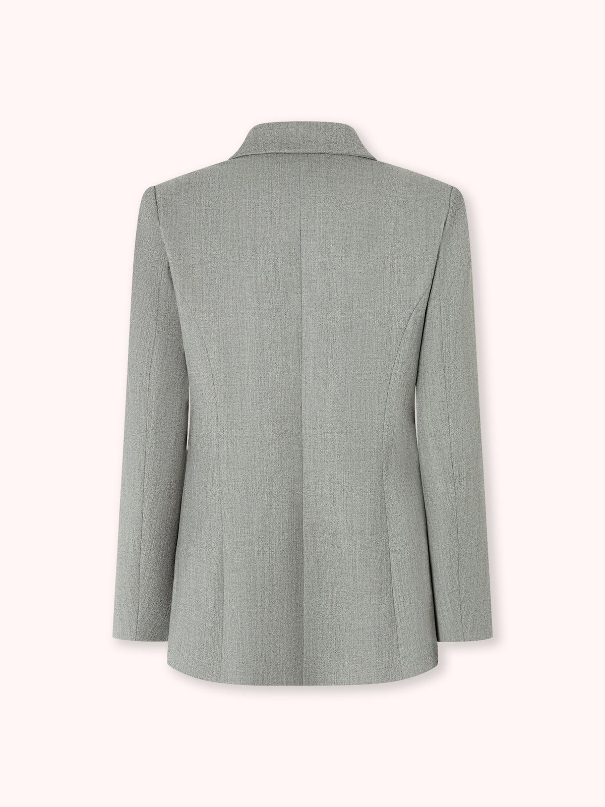 CHAQUETA ENTALLADA PEPLUM GRIS