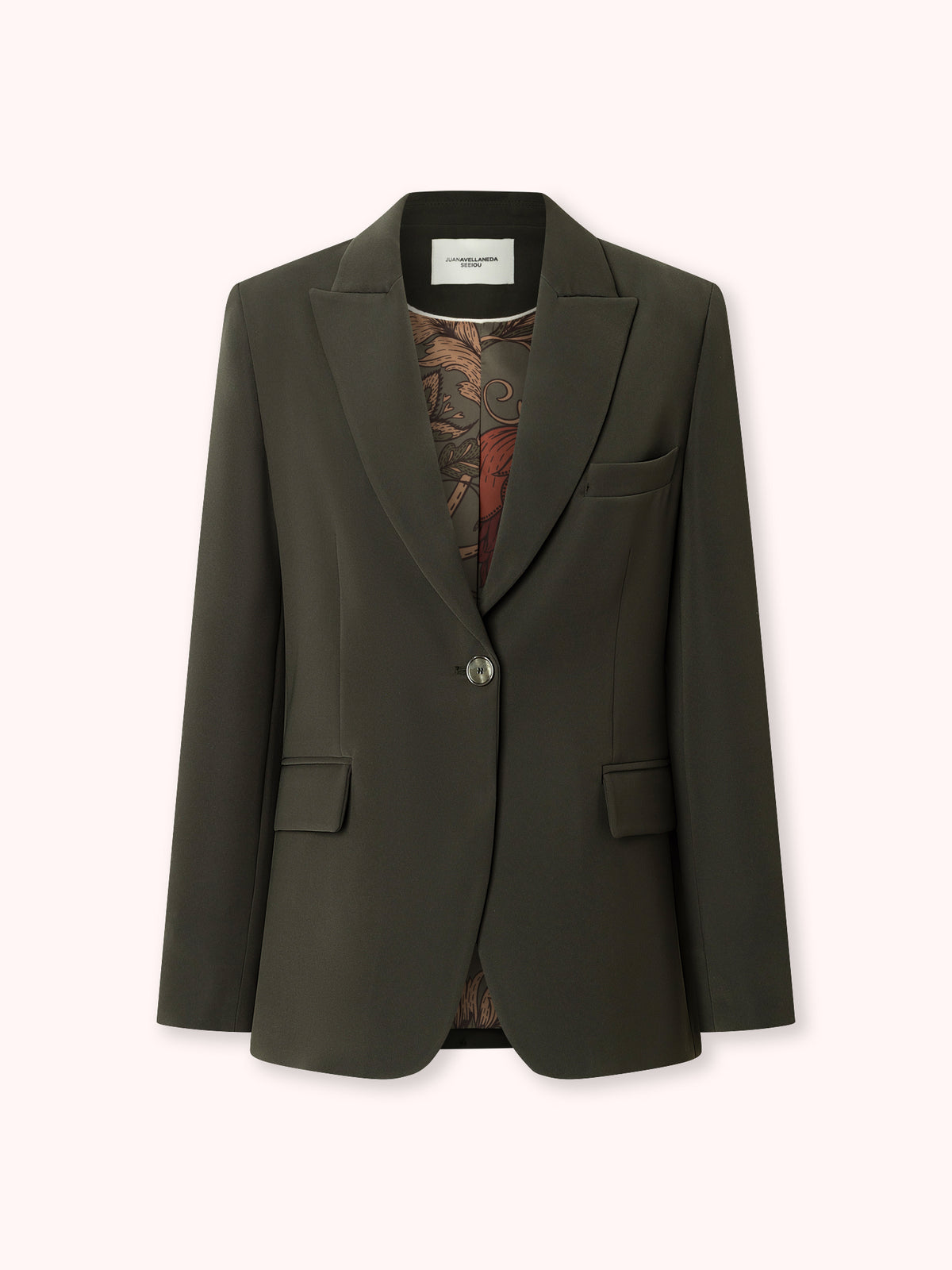 BLAZER BOLSILLOS CREP VERDE