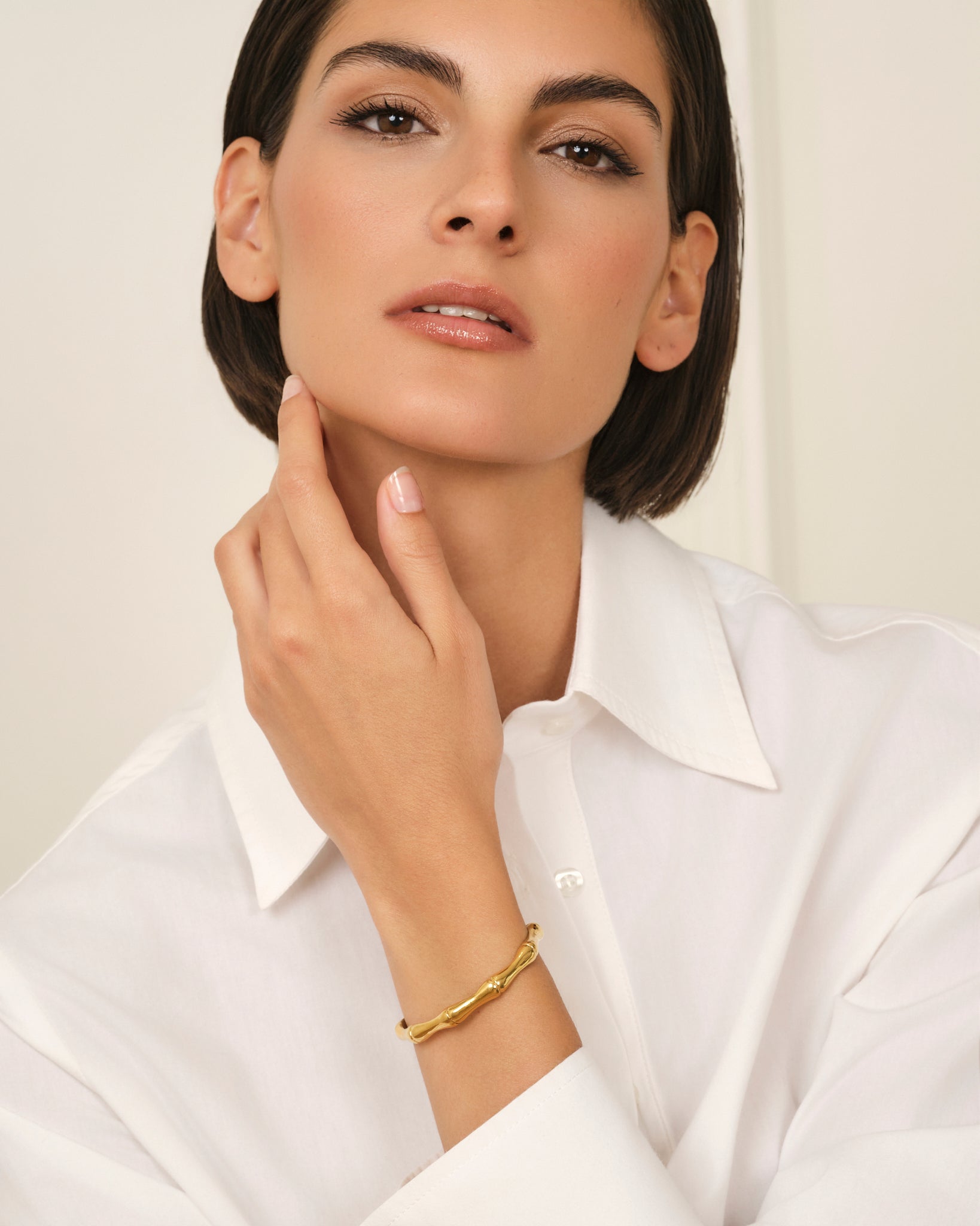 BRAZALETE BAMBOO VINTAGE DORADO UNISEX