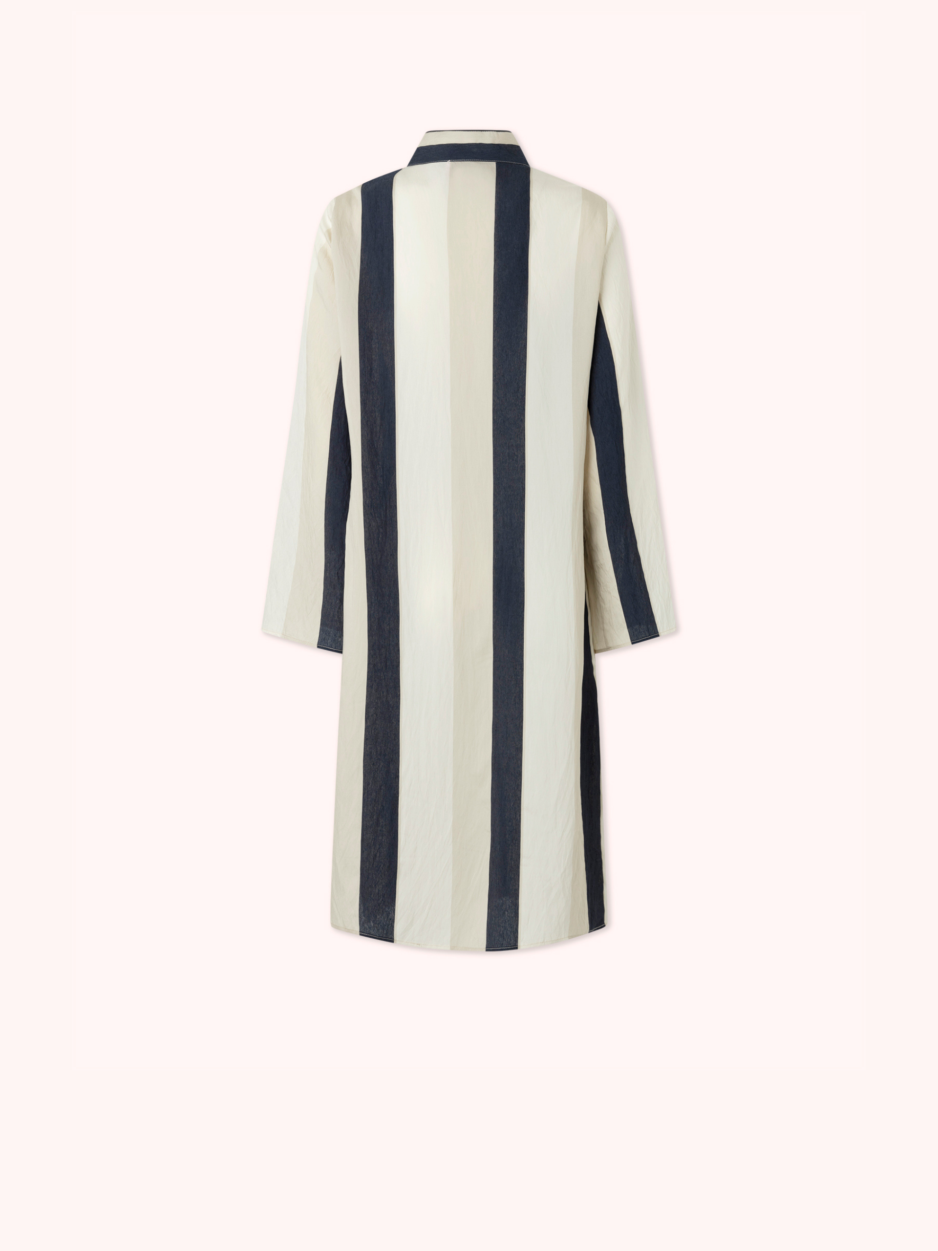 KAFTÁN CORTO ESTAMPADO RAYAS NEGRO CLAIRE