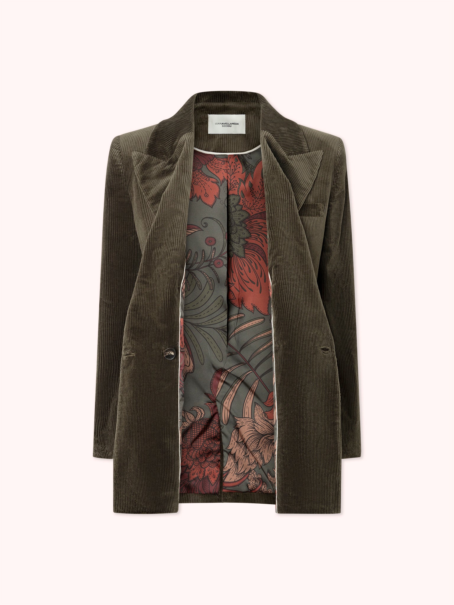 BLAZER CRUZADA DE PANA VERDE