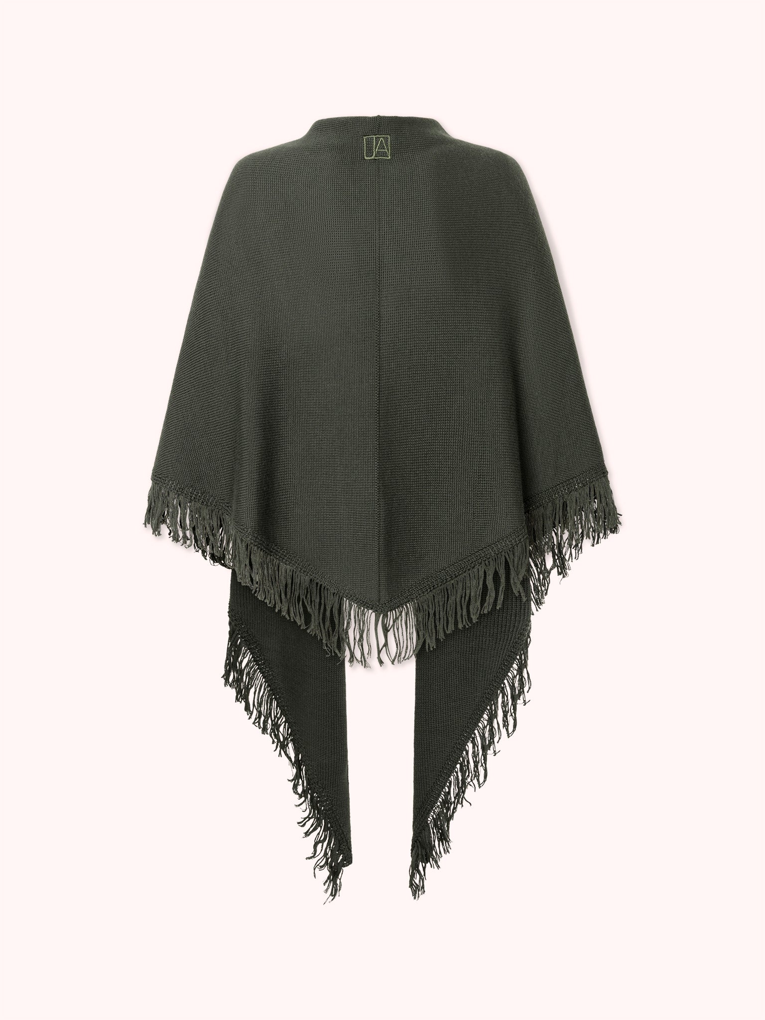 CAPA DE PUNTO CON FLECOS VERDE MILITAR