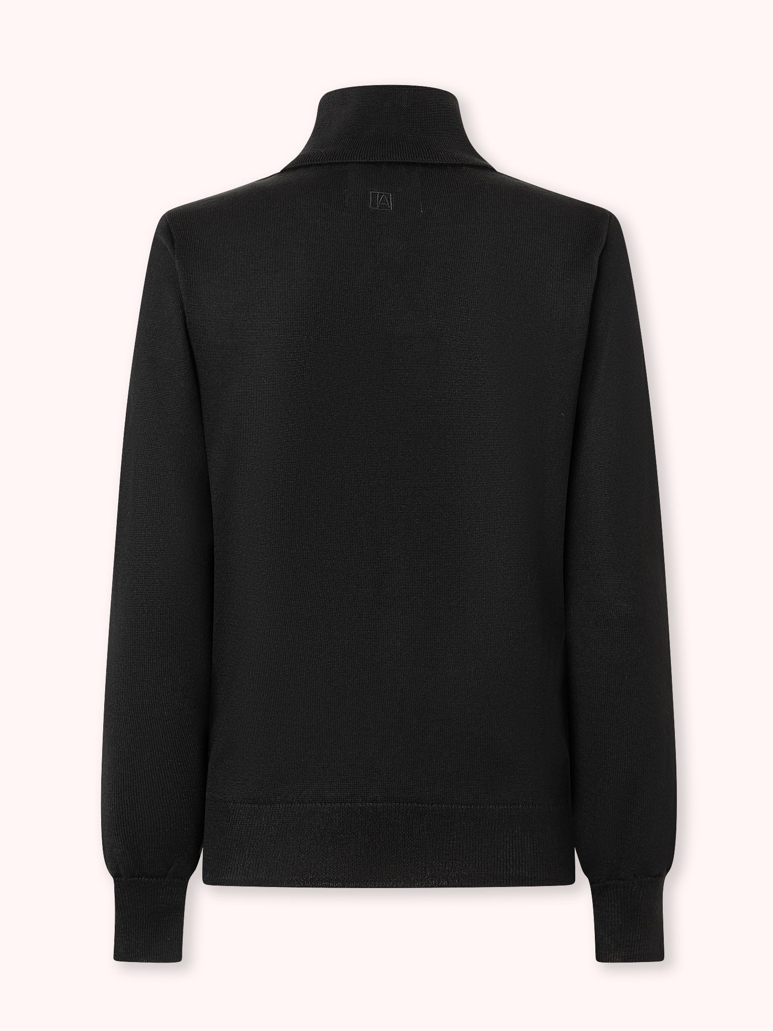 SUÉTER CUELLO CISNE MANGA LARGA NEGRO