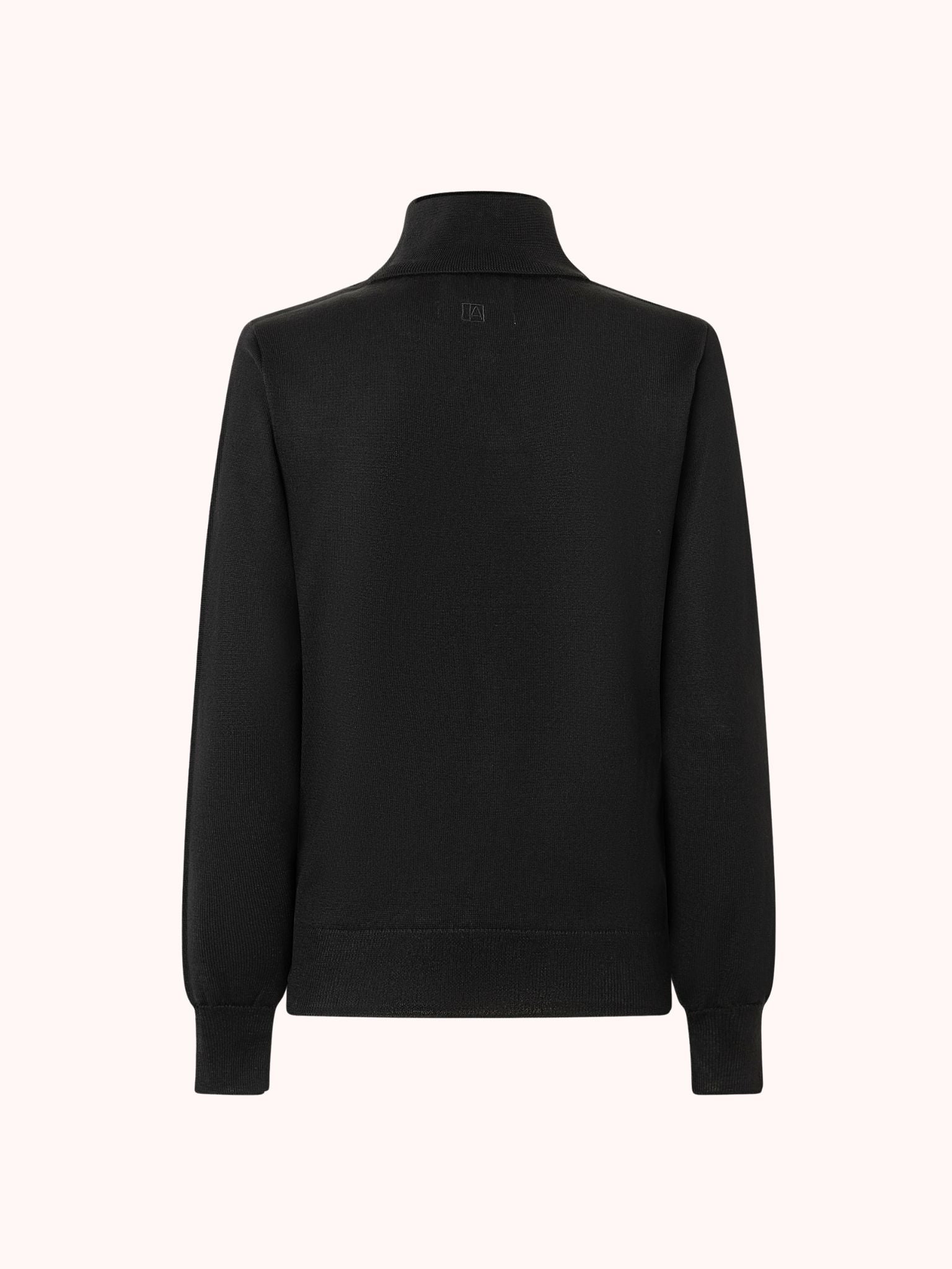 SUÉTER CUELLO CISNE MANGA LARGA NEGRO