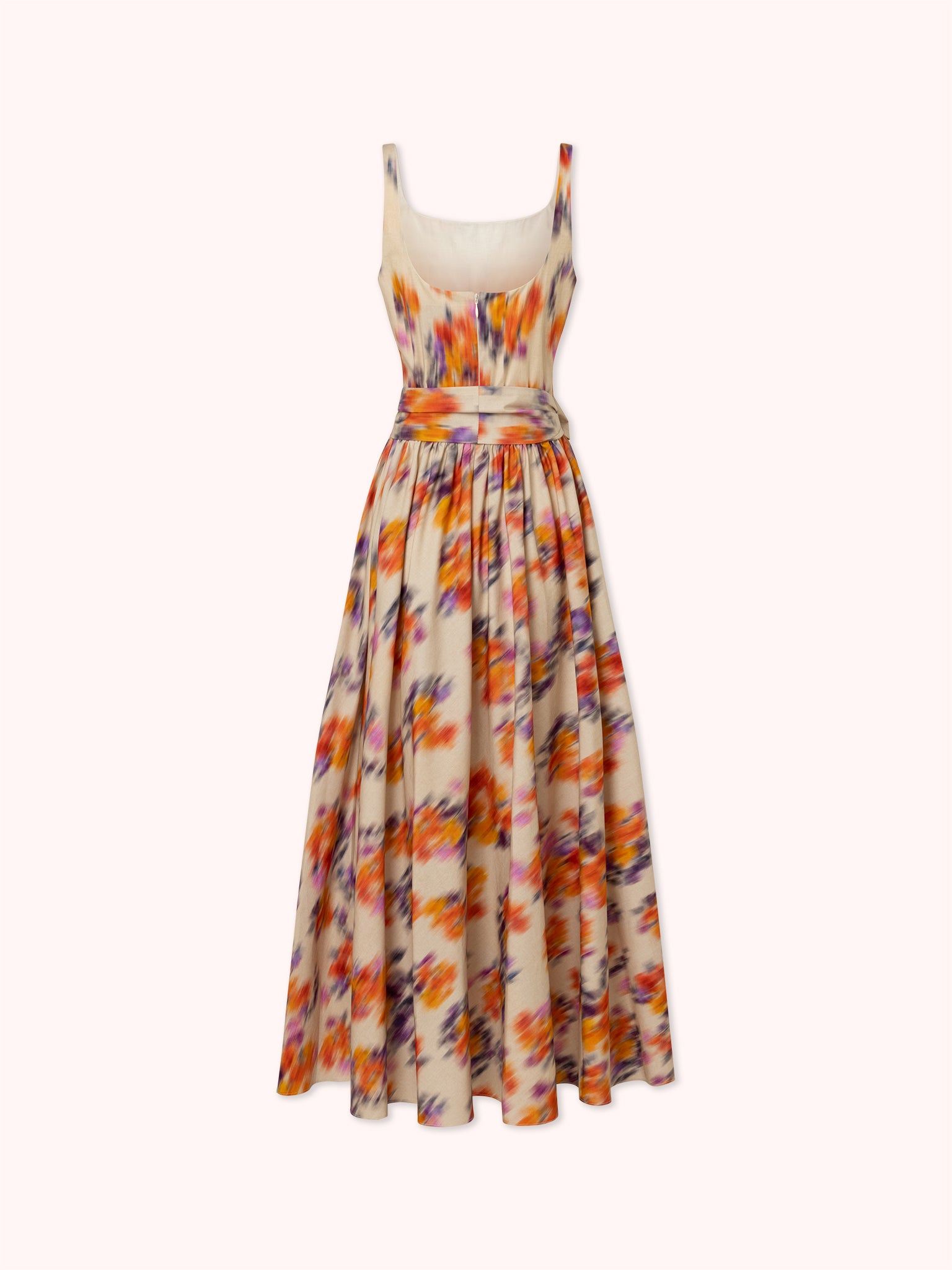 VESTIDO MIDI ESTAMPADO FLORAL