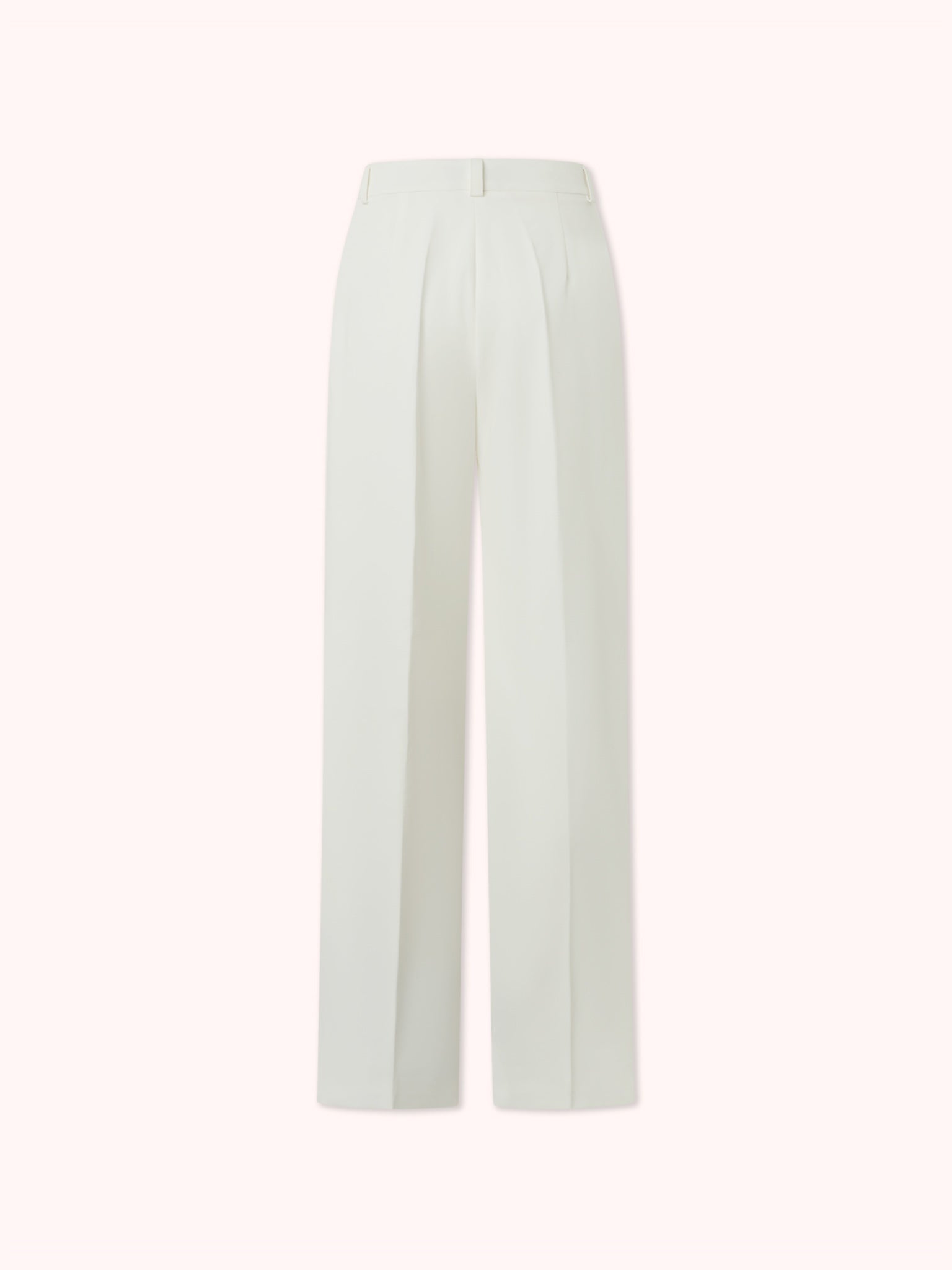 PANTALÓN PALAZZO CON DOBLE PINZA BLANCO
