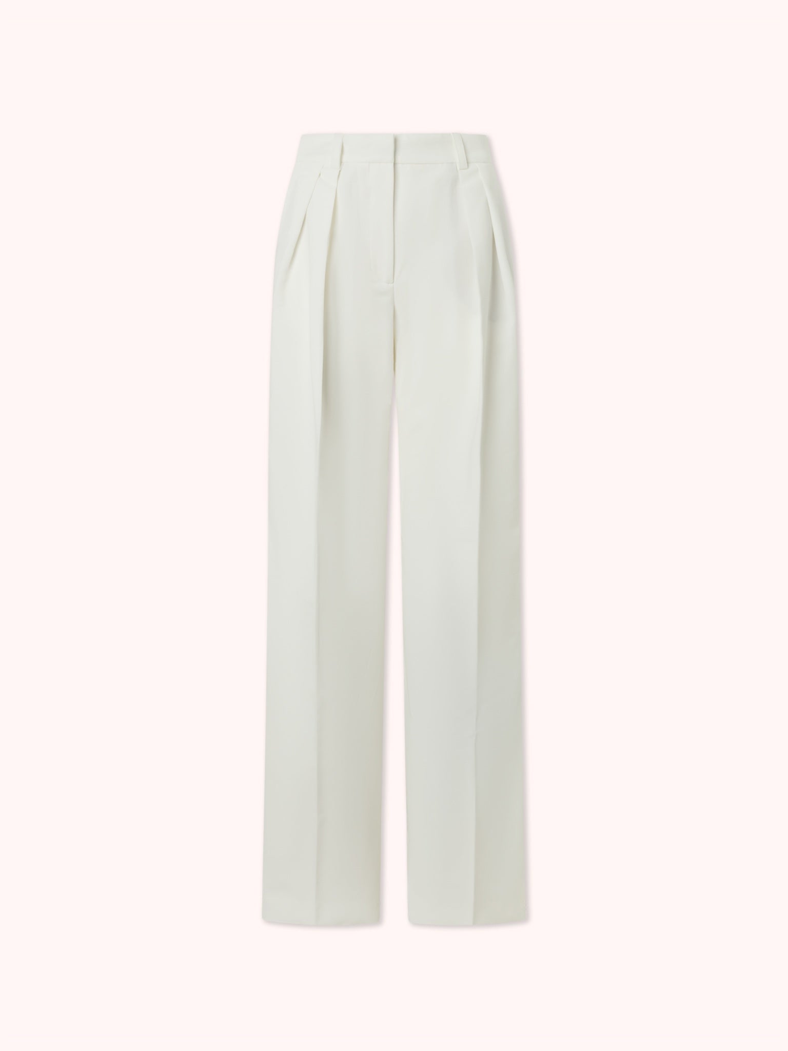 PANTALÓN PALAZZO CON DOBLE PINZA BLANCO