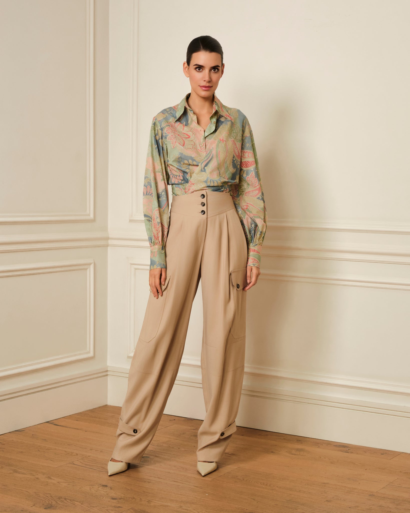 PANTALÓN CARGO TIRO ALTO