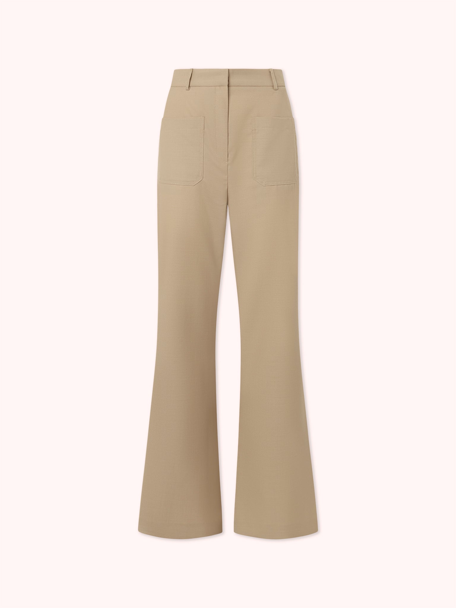 PANTALÓN FLARE BEIGE