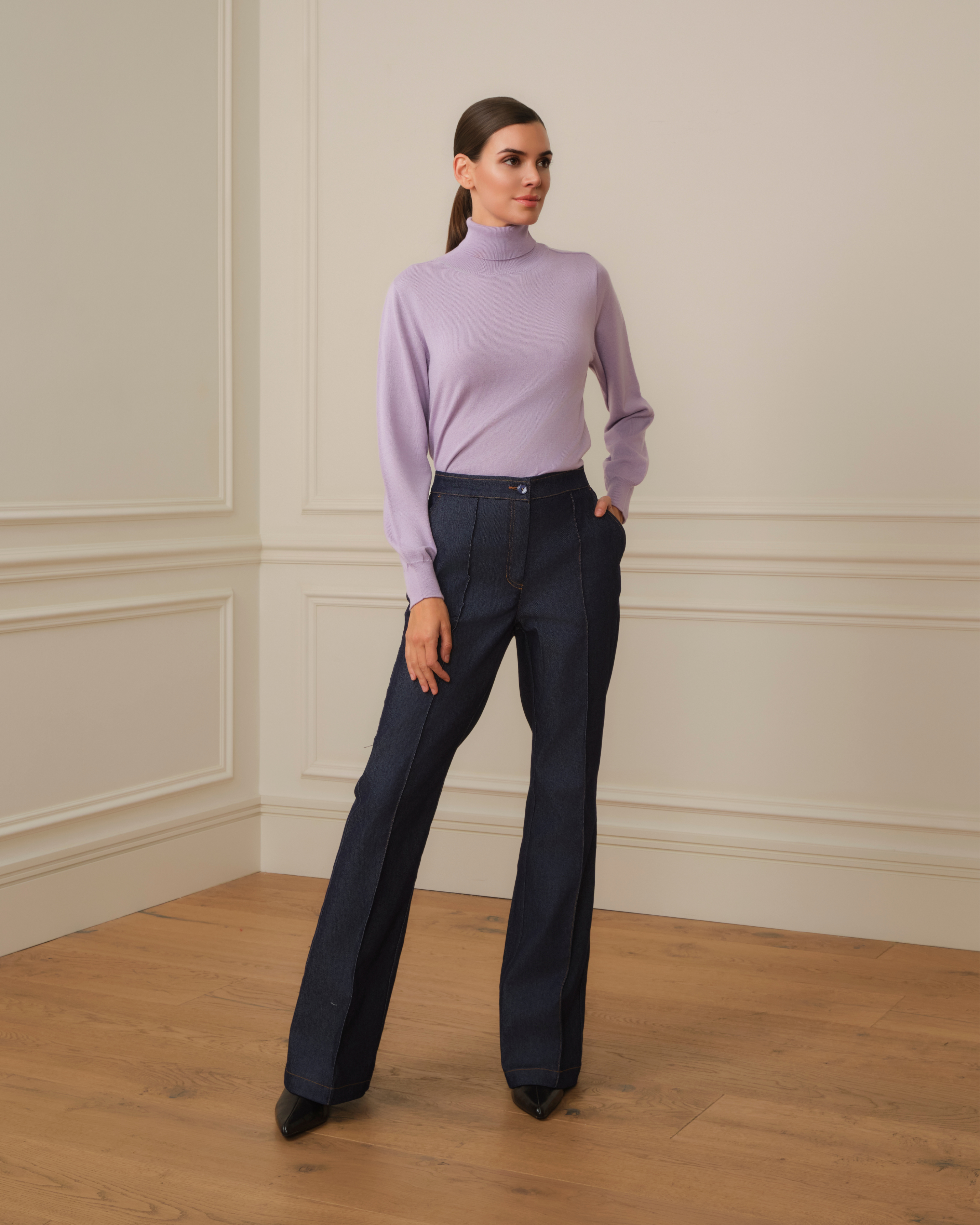 JERSEY CUELLO ALTO MALVA