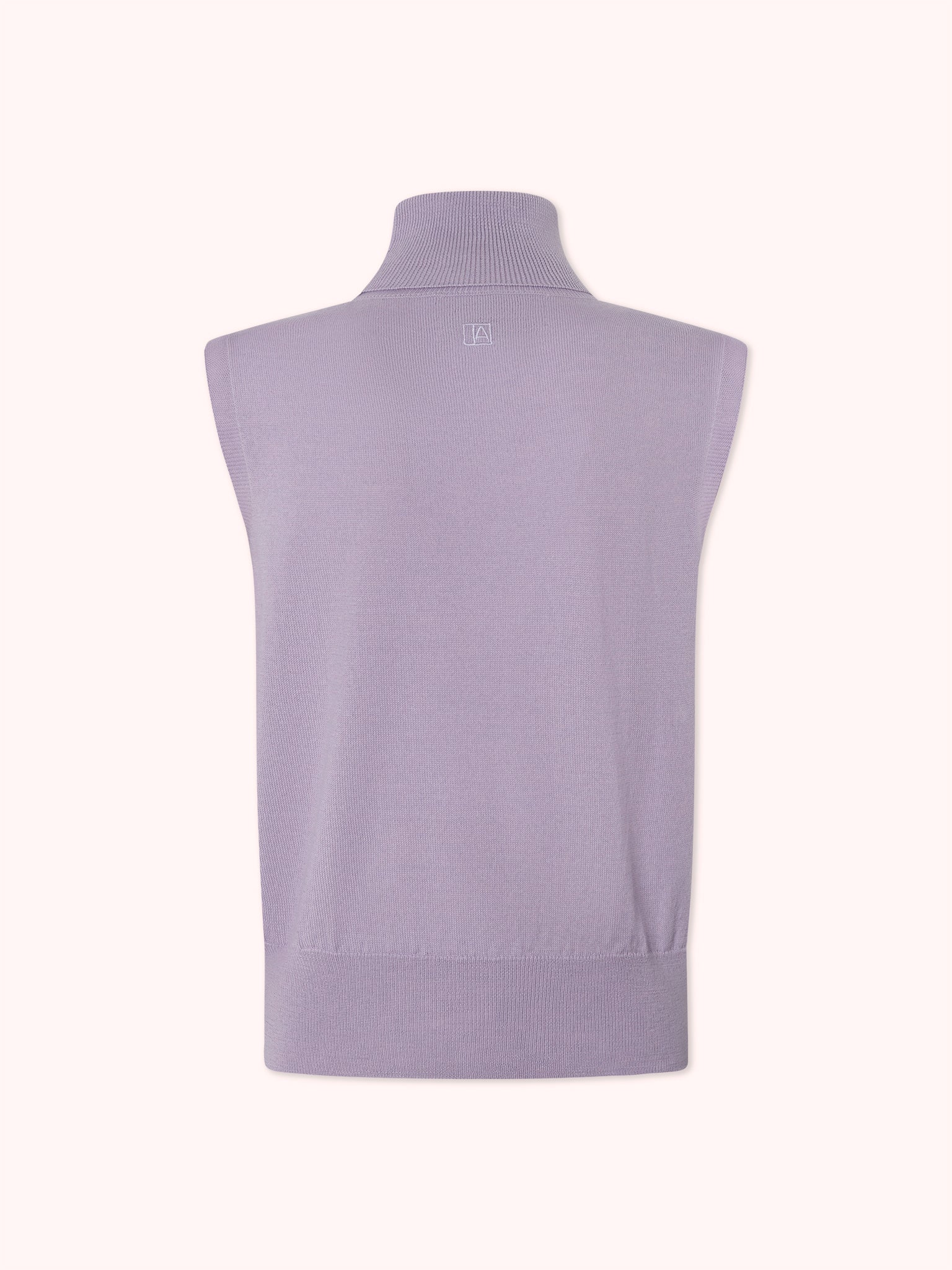 JERSEY SIN MANGAS CUELLO ALTO MALVA