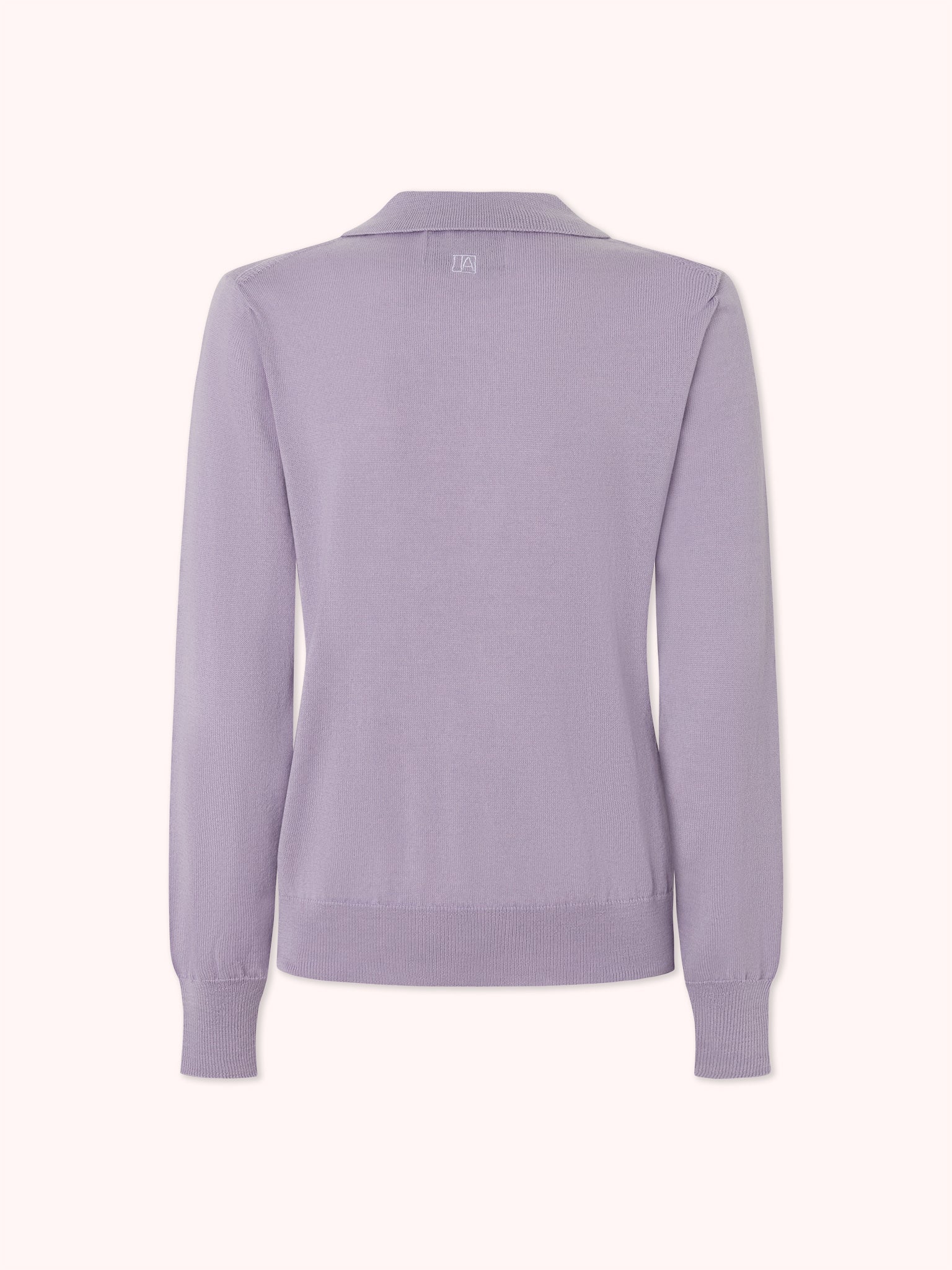 JERSEY CUELLO POLO MALVA