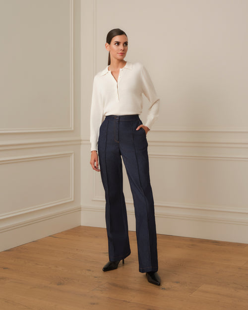 JERSEY CUELLO POLO CRUDO