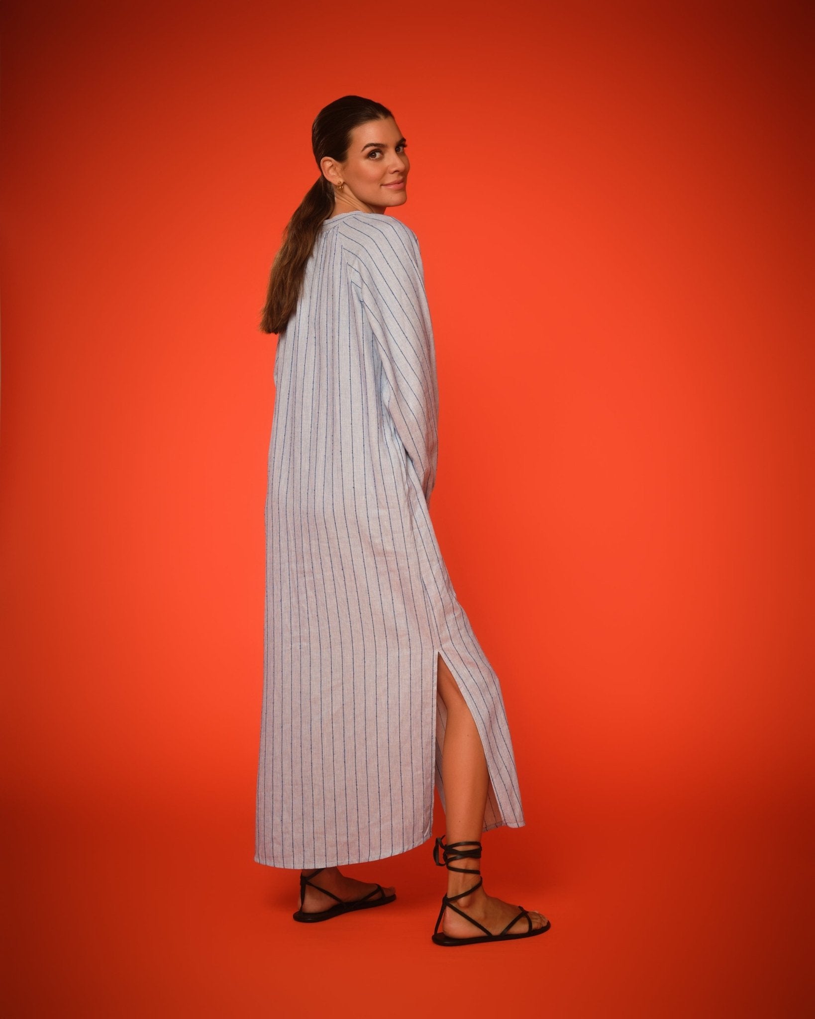 VESTIDO AZUL CLOE - Seeiou