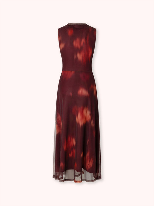 VESTIDO TUL ESTAMPADO FLORAL