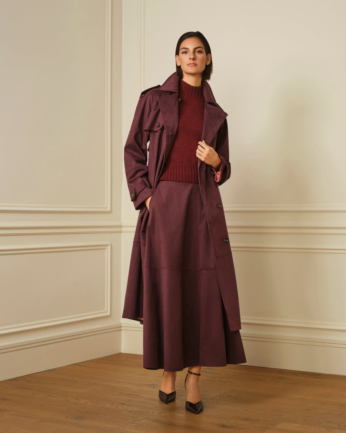GABARDINA  DE ANTE BURDEOS