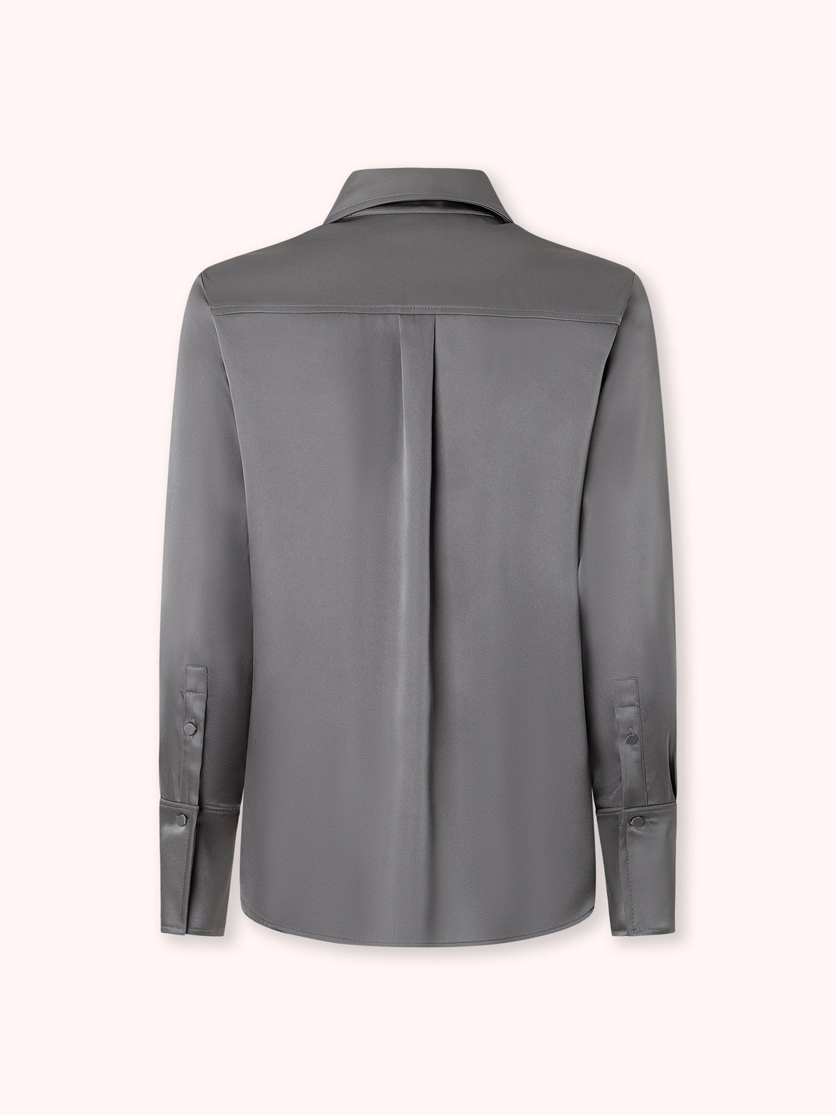CAMISA SATINADA GRIS
