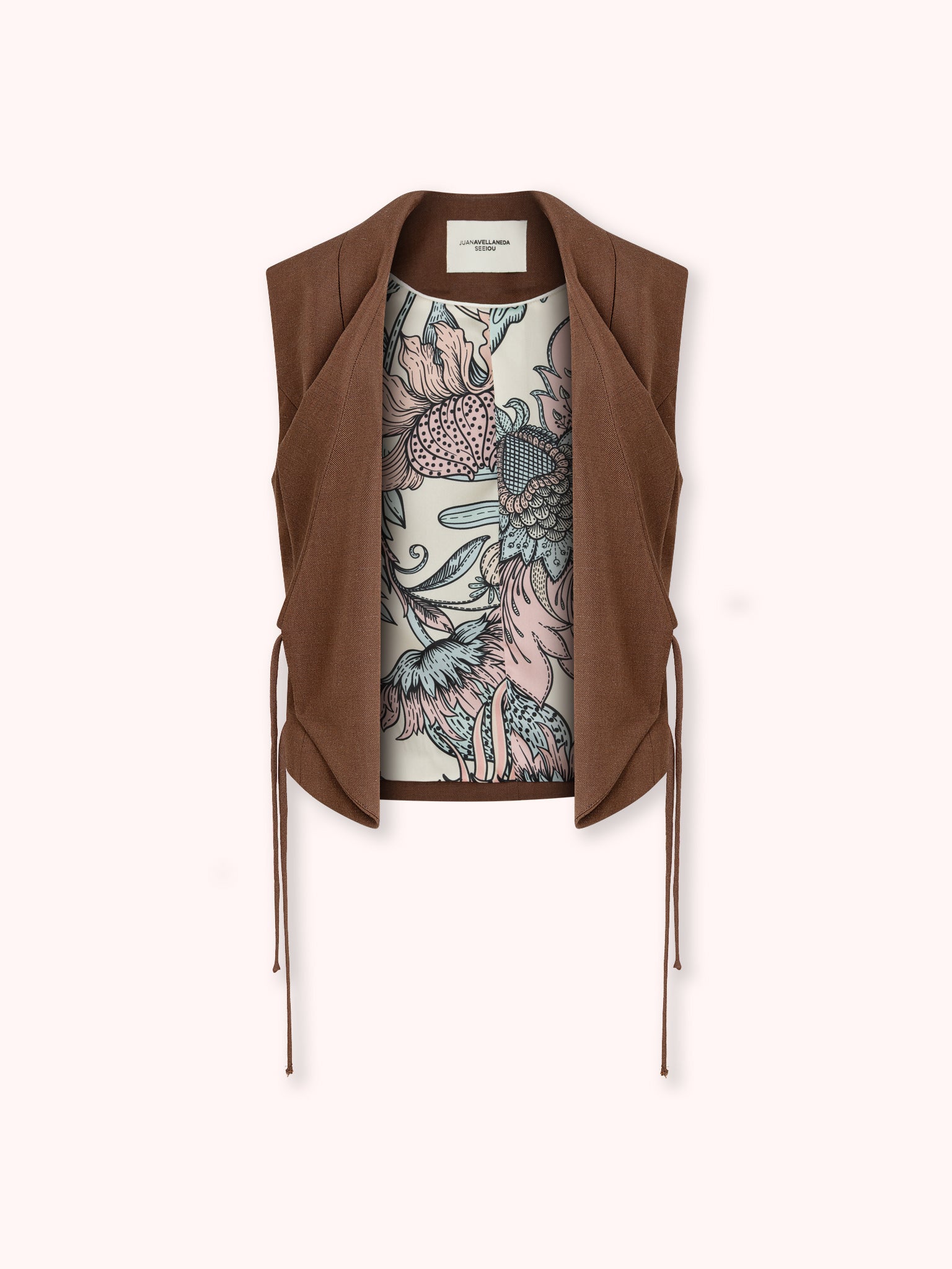 PRE-ORDER CHALECO CRUZADO MARRÓN