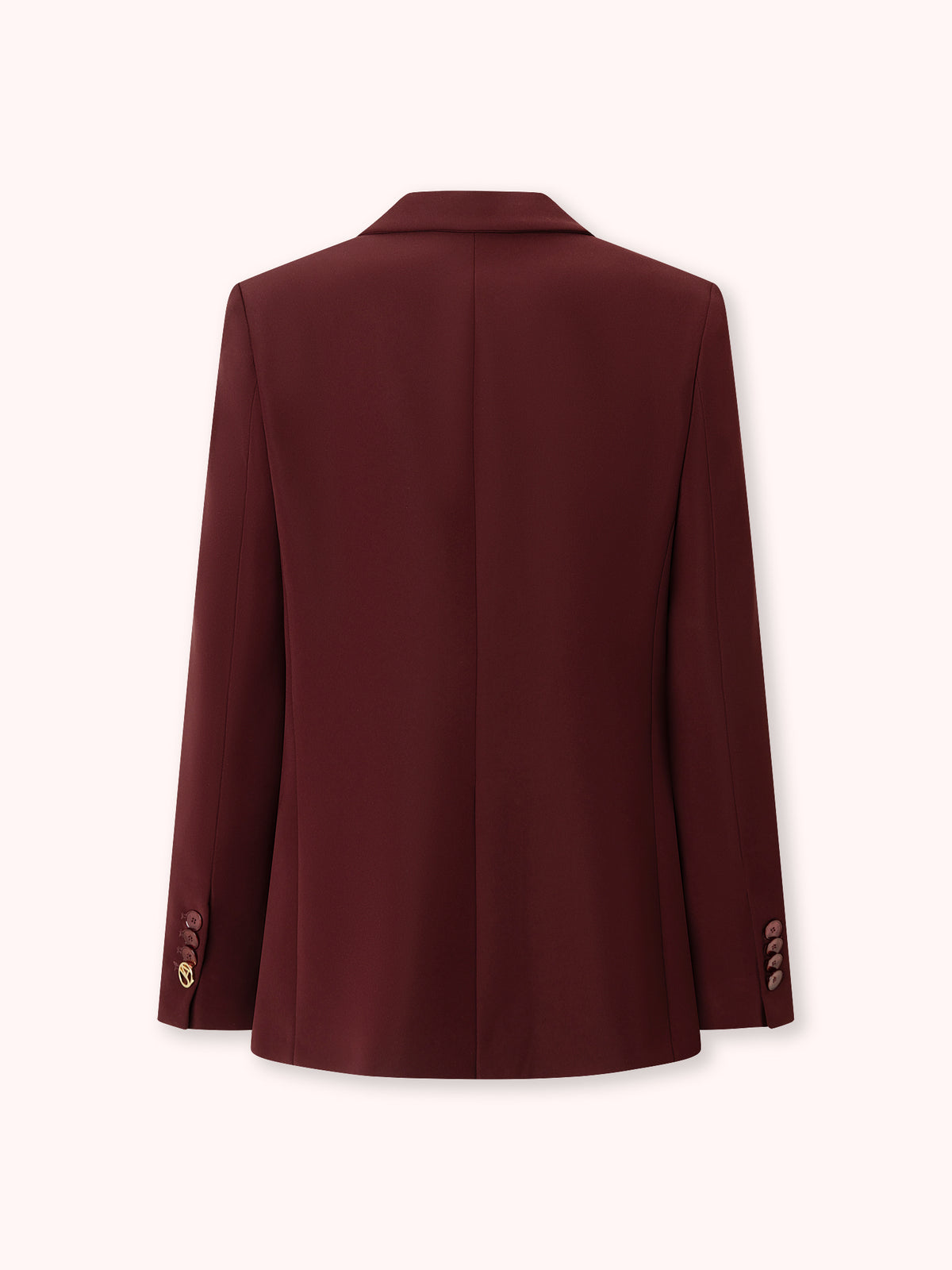 BLAZER BOLSILLOS CREP BURDEOS