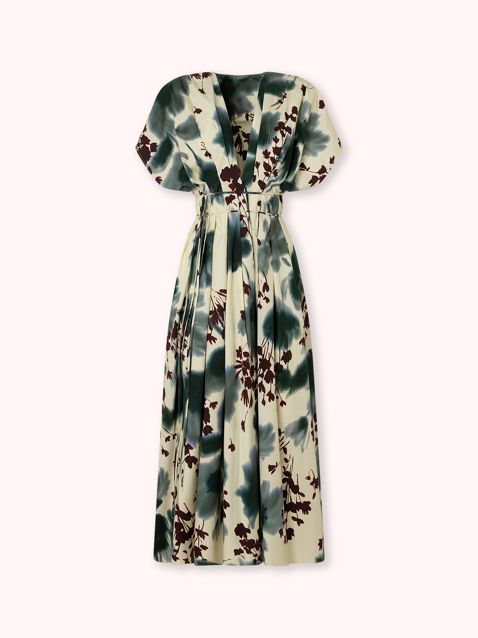 PRE-ORDER VESTIDO MIDI ESCOTE PICO ESTAMPADO FLORAL