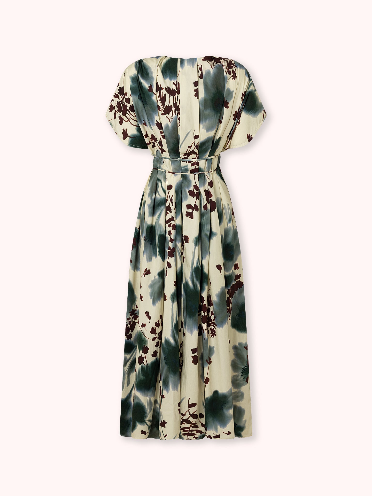 PRE-ORDER VESTIDO MIDI ESCOTE PICO ESTAMPADO FLORAL