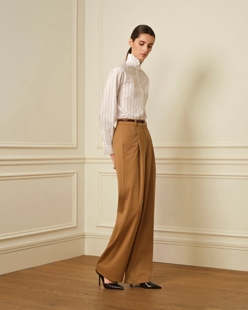 PANTALÓN RECTO CAMEL