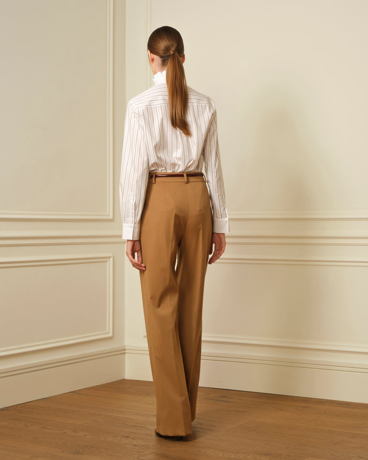PANTALÓN RECTO CAMEL