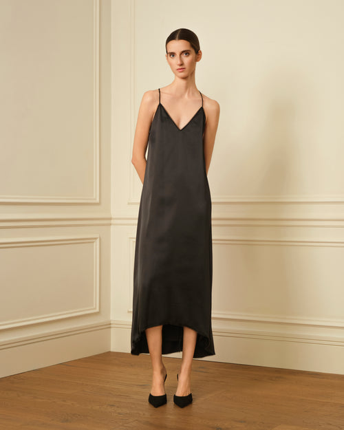 VESTIDO LENCERO NEGRO