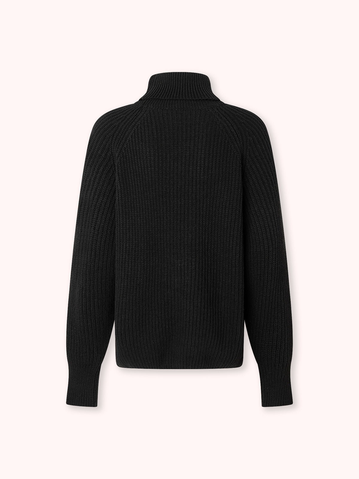 SUÉTER DE CUELLO ALTO NEGRO