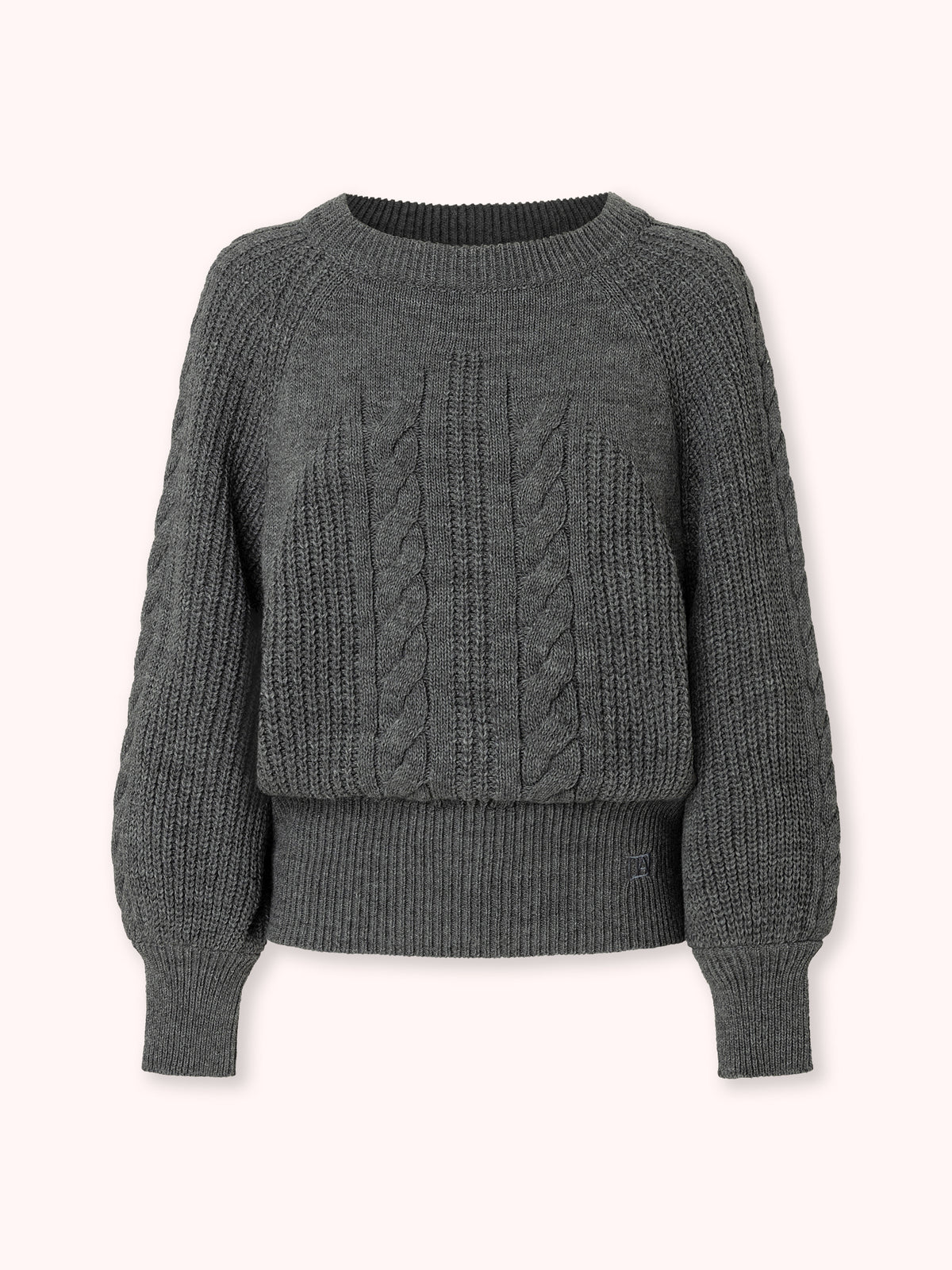 SUÉTER CUELLO BARCO GRIS