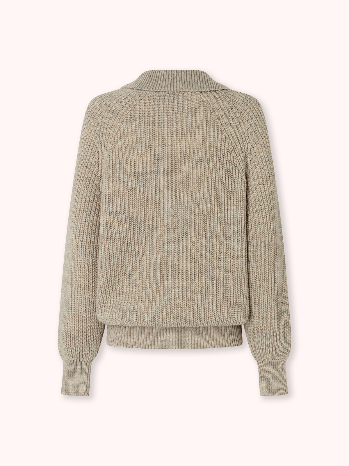 SUÉTER CUELLO POLO BOTÓN ARENA