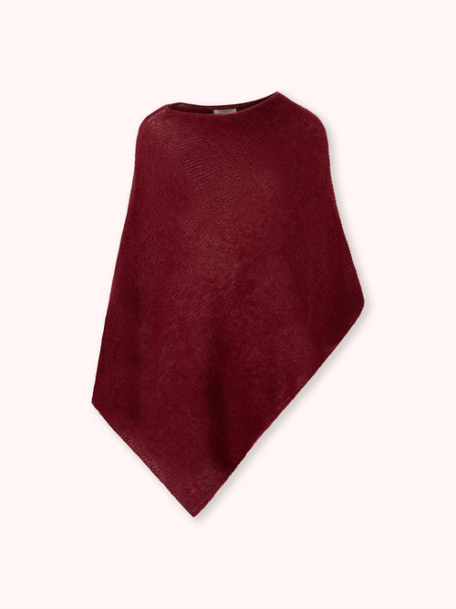 PONCHO BURDEOS