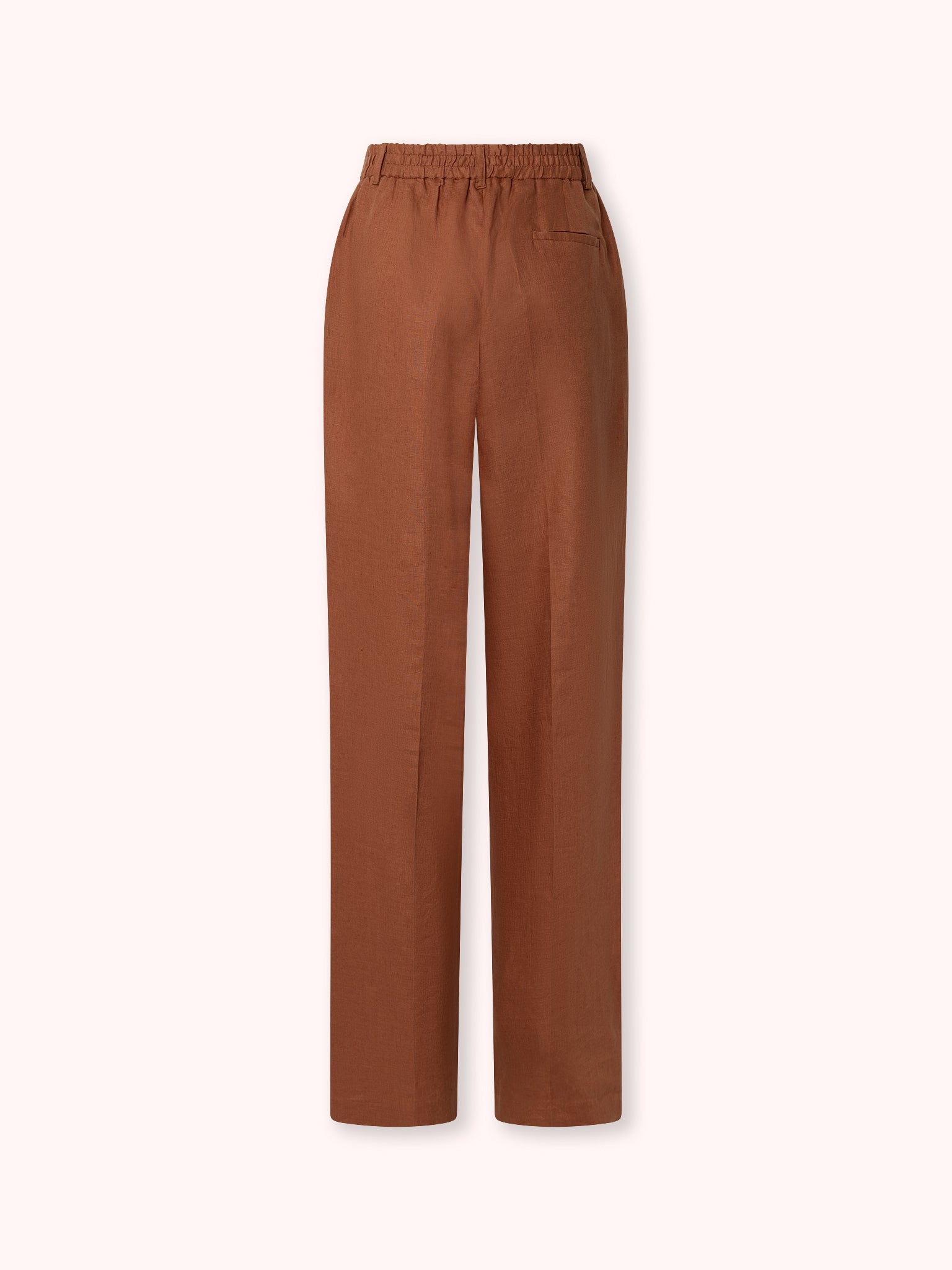 PANTALÓN DE LINO TEJA