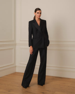 PRE-ORDER PANTALÓN DE  ESMOQUIN NEGRO