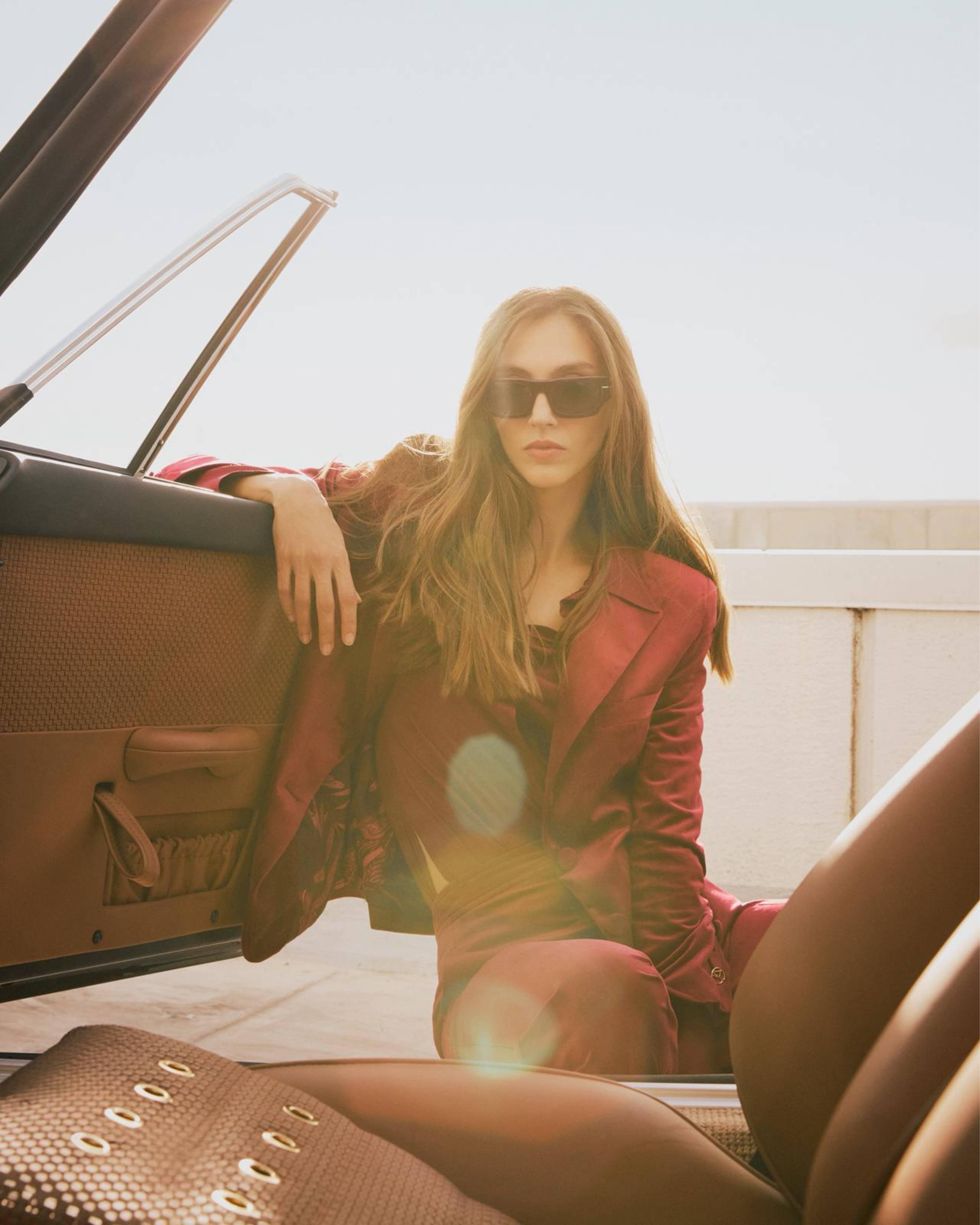 BLAZER DE TERCIOPELO BURDEOS