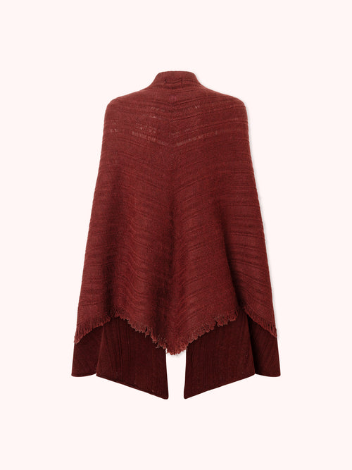 CAPA DE PUNTO ACANALADO GRANATE