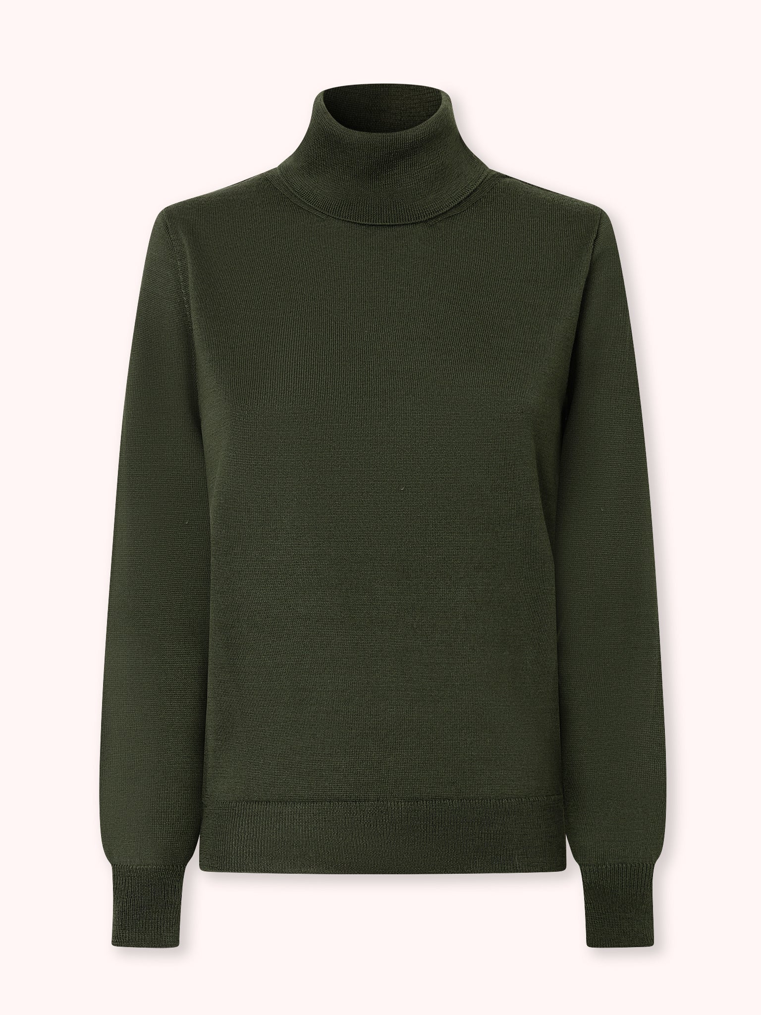 SUÉTER CUELLO CISNE MANGA LARGA VERDE