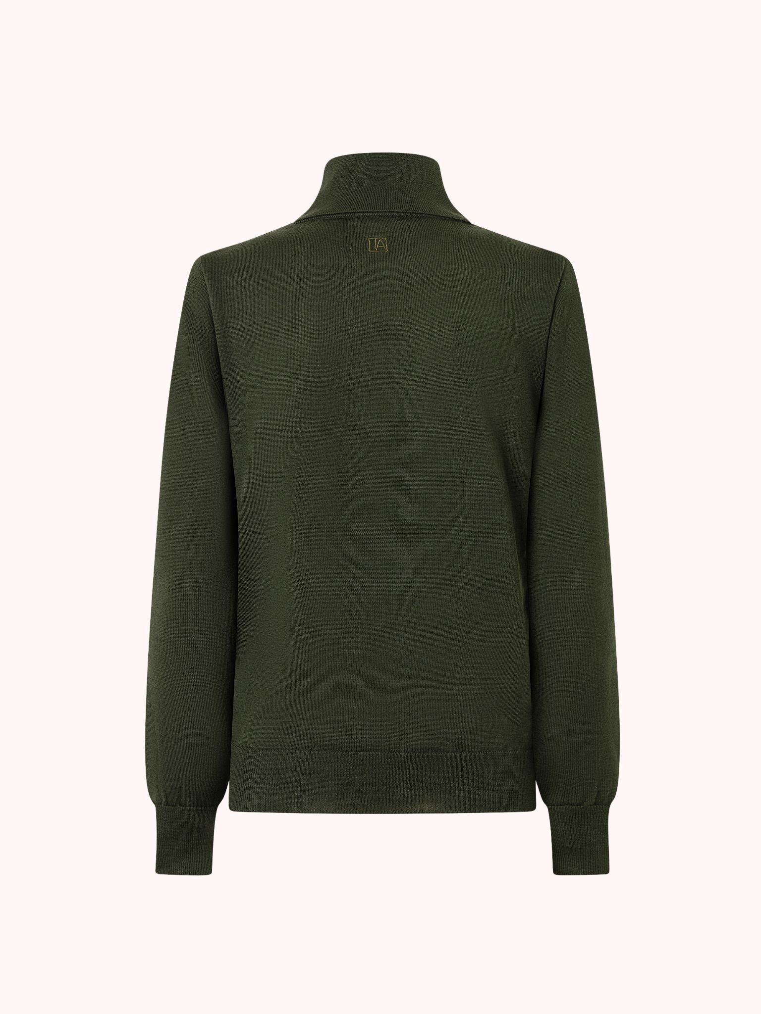 SUÉTER CUELLO CISNE MANGA LARGA VERDE