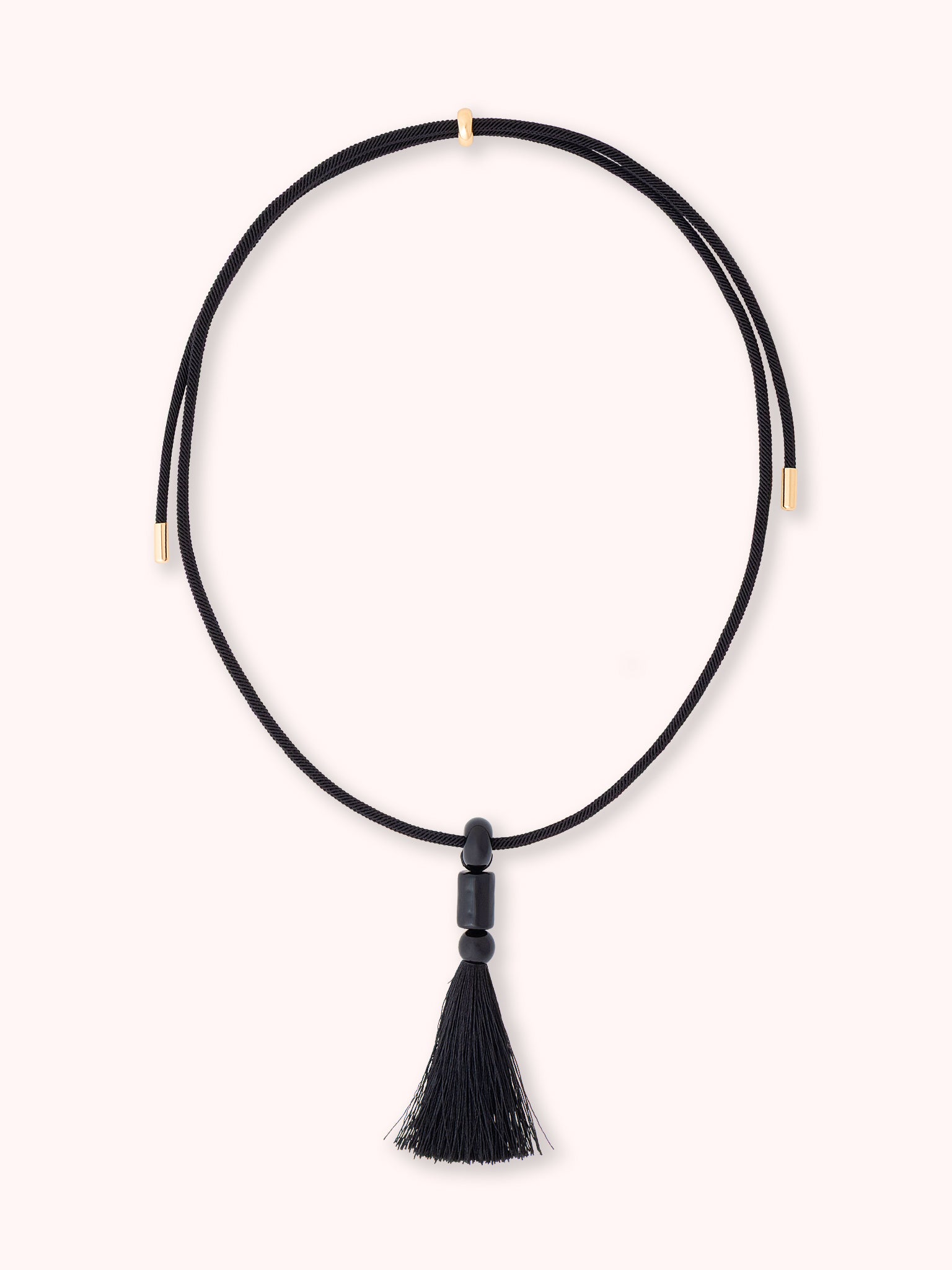 COLLAR CON FLECOS AZUL MARINO