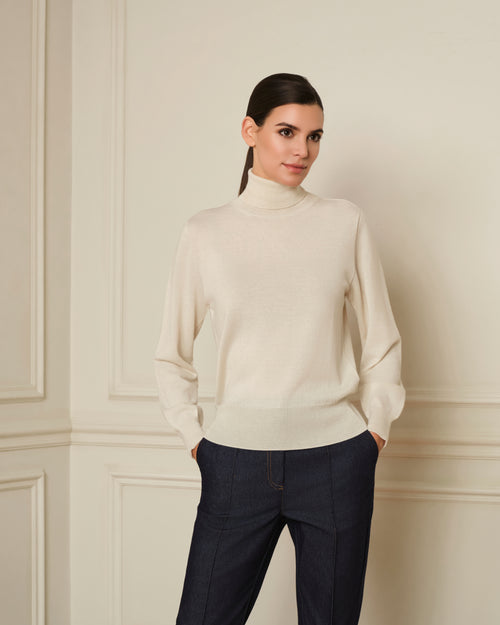 JERSEY CUELLO ALTO CRUDO