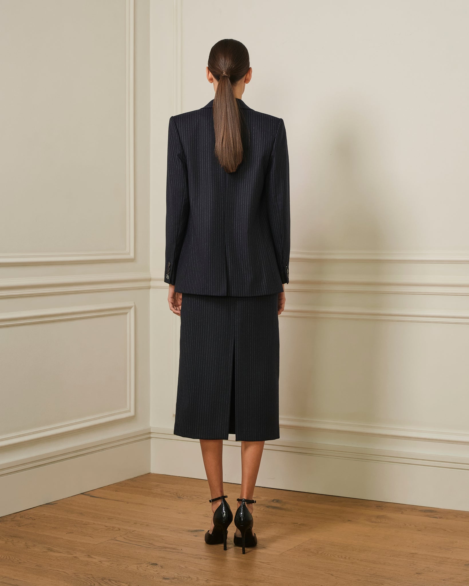 BLAZER RAYA DIPLOMÁTICA AZUL