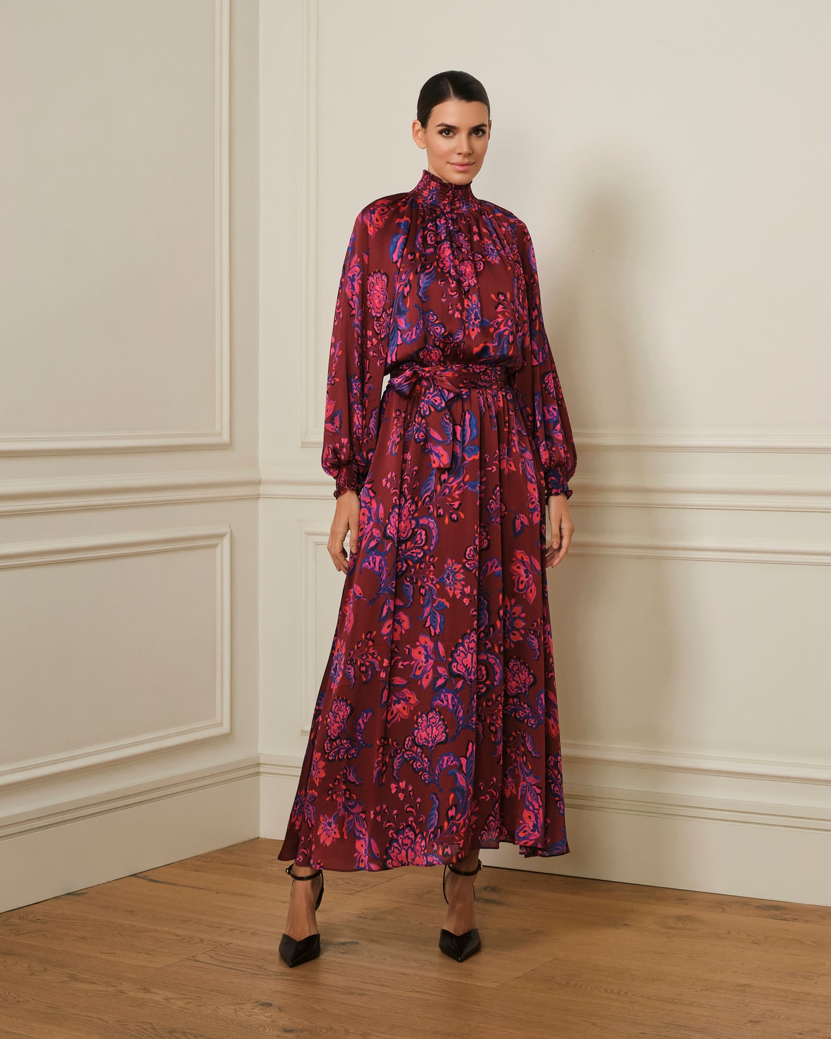 VESTIDO LARGO ESTAMPADO