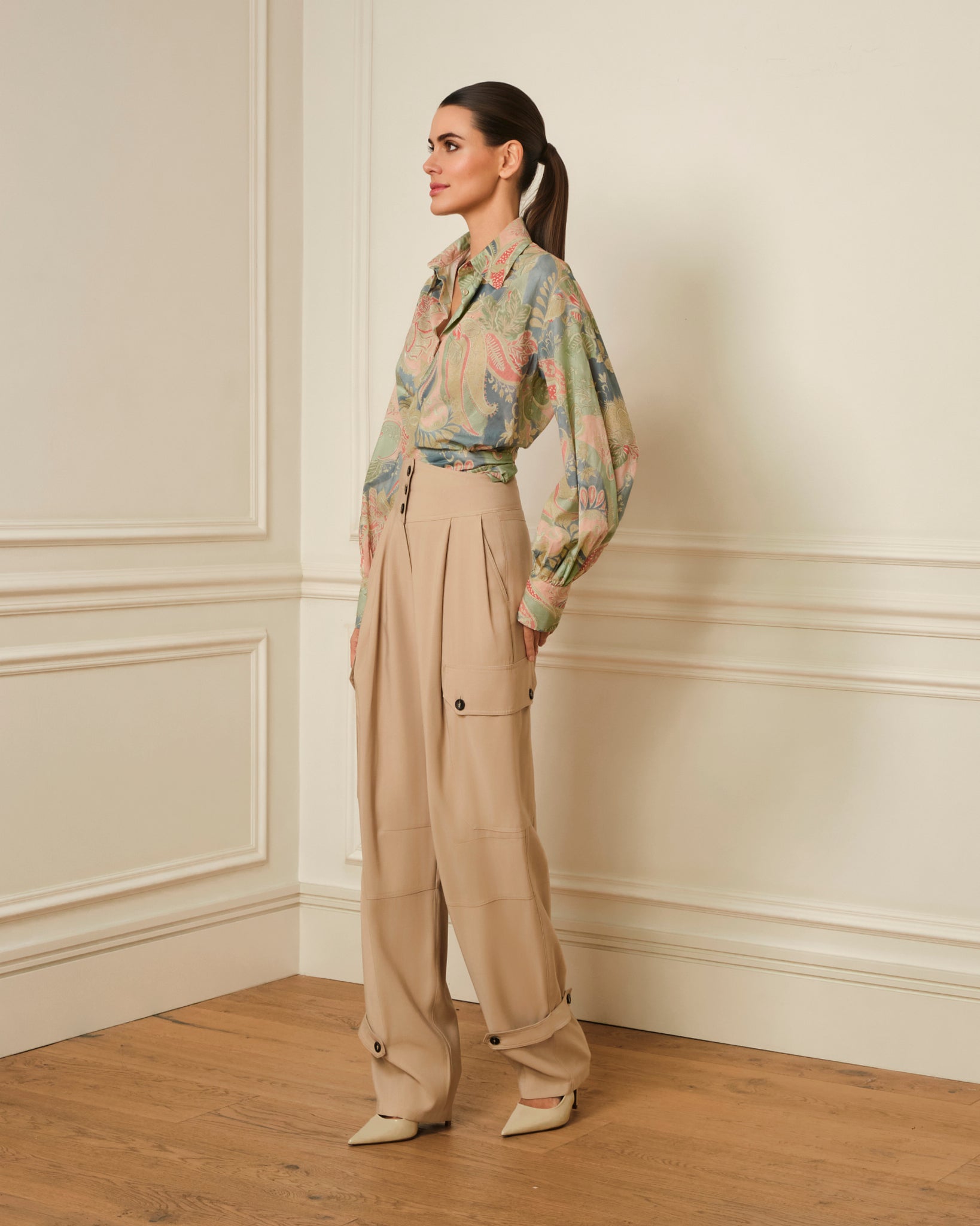 PANTALÓN CARGO TIRO ALTO