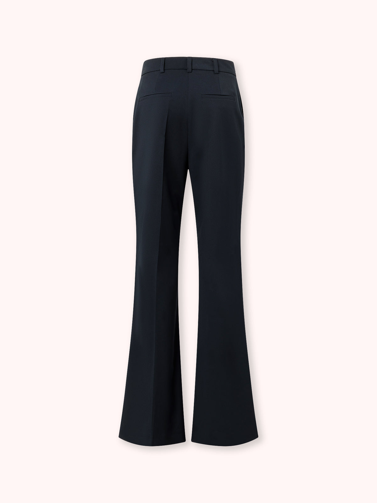 PANTALÓN FLARE DE TIRO ALTO AZUL
