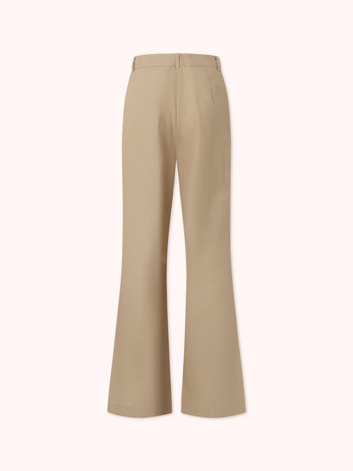 PANTALÓN FLARE BEIGE