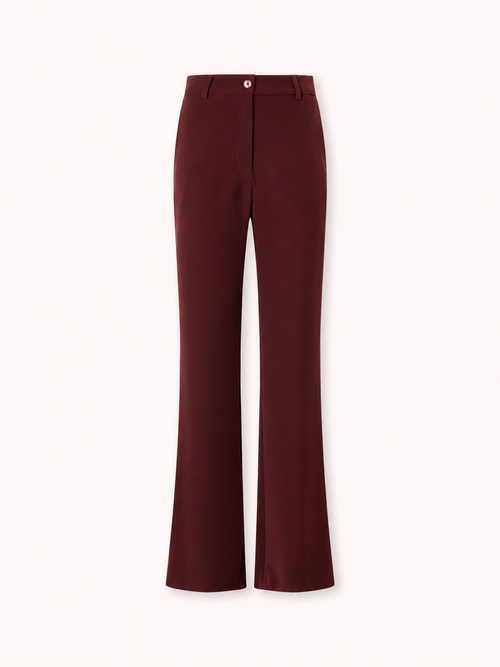 PANTALÓN CREP BURDEOS