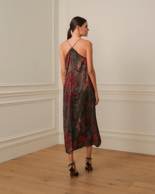 VESTIDO LENCERO ESTAMPADO